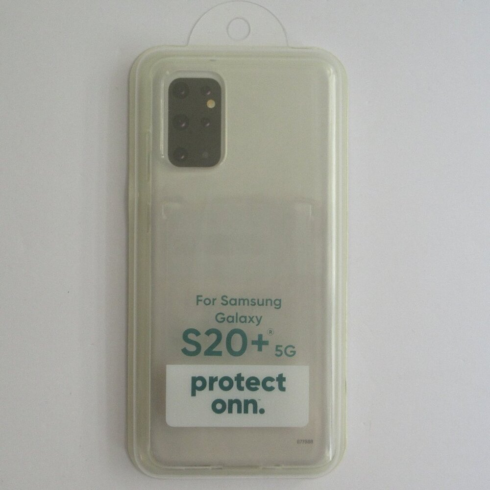 Onn Samsung Galaxy S20+ 5G Durable Gel Case - Clear NEW & SEALED